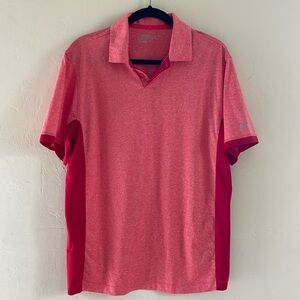 NIKE GOLF DRI FIT BLOCK POLO HEATHER MEDIUM TOUR PERFORMANCE MENS SHIRT